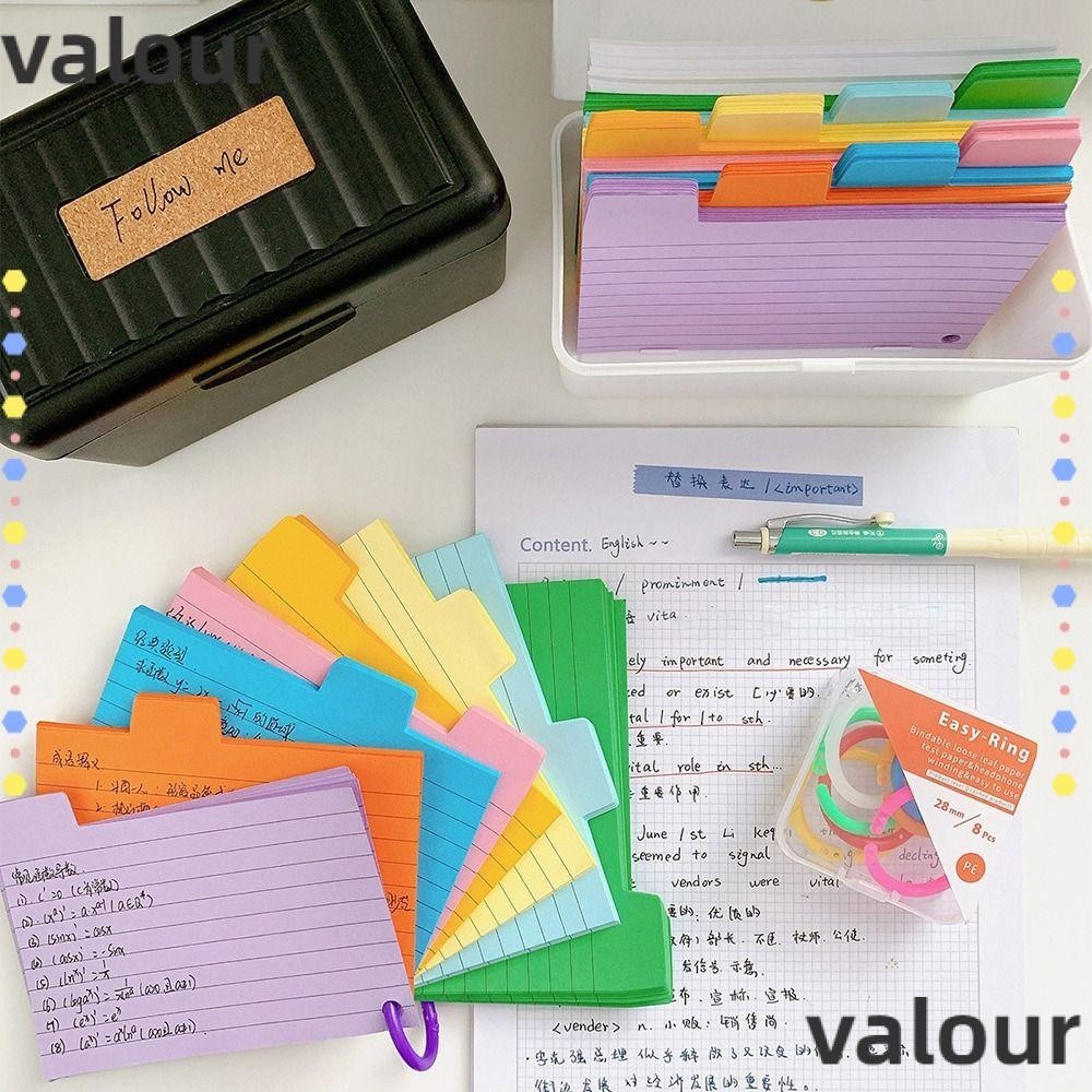 Valour 200 แผ ่ นการ ์ ดดัชนี , DIY แนวนอนสายหลวม Notepad, คุณภาพสูงที ...