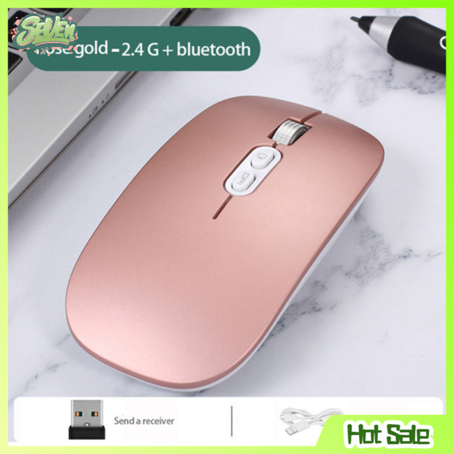 ปรับ Dpi Ultra Slim Mouse Silent Mini Ergonomic ชาร์จ Dpi ปรับ 2.4ghz ...