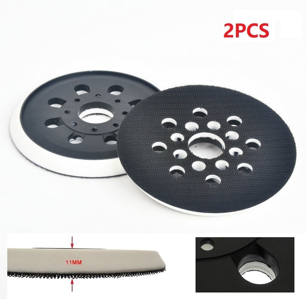 [LSAR] 2 ชิ้น Backing Pad 125 มม. Sanding Pad Hook และ Loop สําหรับ ...