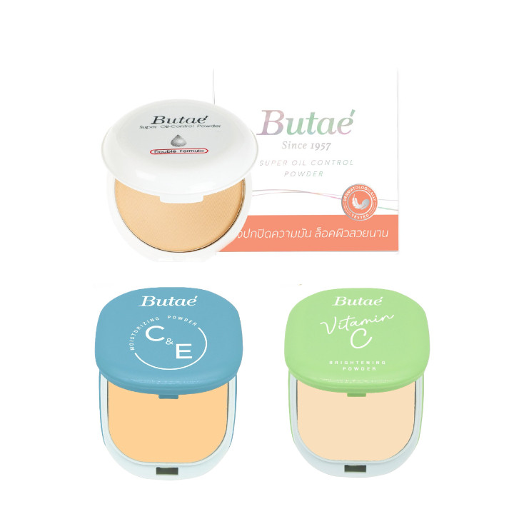 BUTAE แป้ง บูเต้ Butae Super Oil-Control Powder Double Formula x 1 ชิ้น ...
