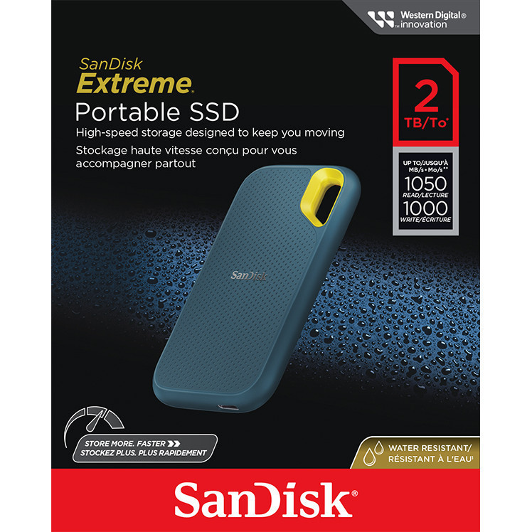 外付けハードディスク・ドライブ SanDisk SSD 2TB SDSSDE61-2T00-GH25 SanDisk 2TB 外付けSSD SDSSDE61-2T00-GH25