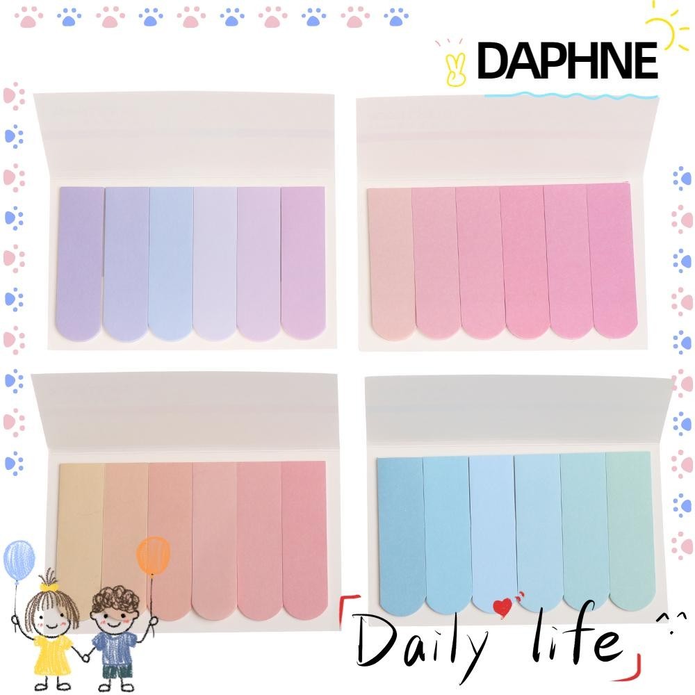 Daphne 120 แผ่น Sticky Notes DIY แฟชั่น Tab Strip Gradual เปลี่ยนสีบุ๊ค ...