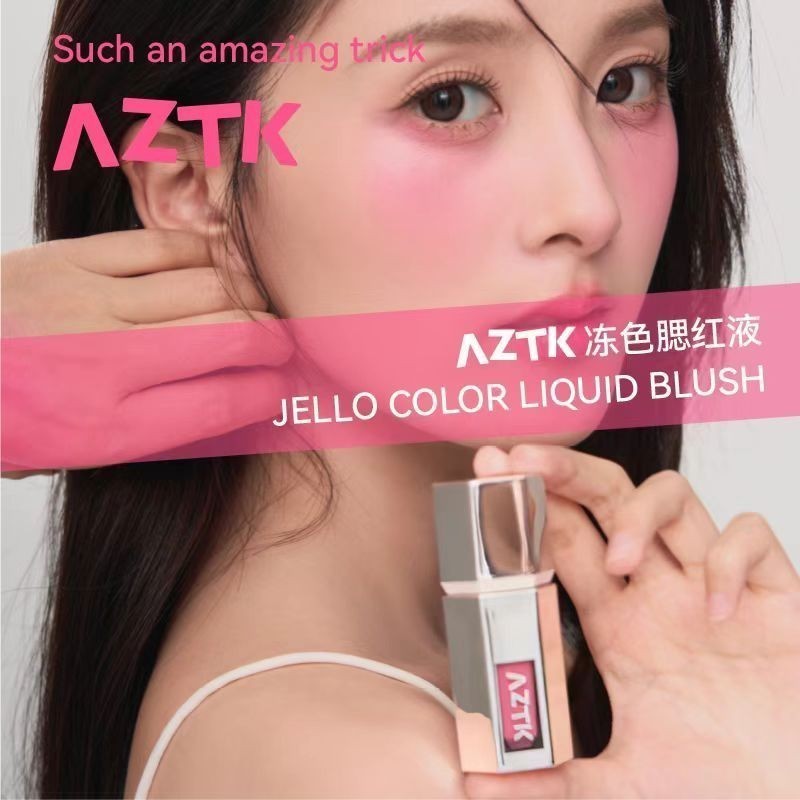 Aztk Frozen Liquid Blush AZTK之色液 Red Matte Atmosphere Multi-Purpose ...
