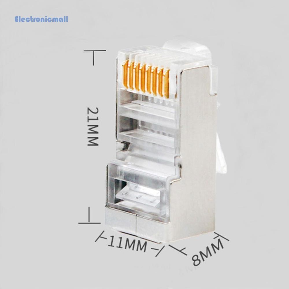 Gold Plated Cat6 Network RJ45 Crystal Head Cables Module
