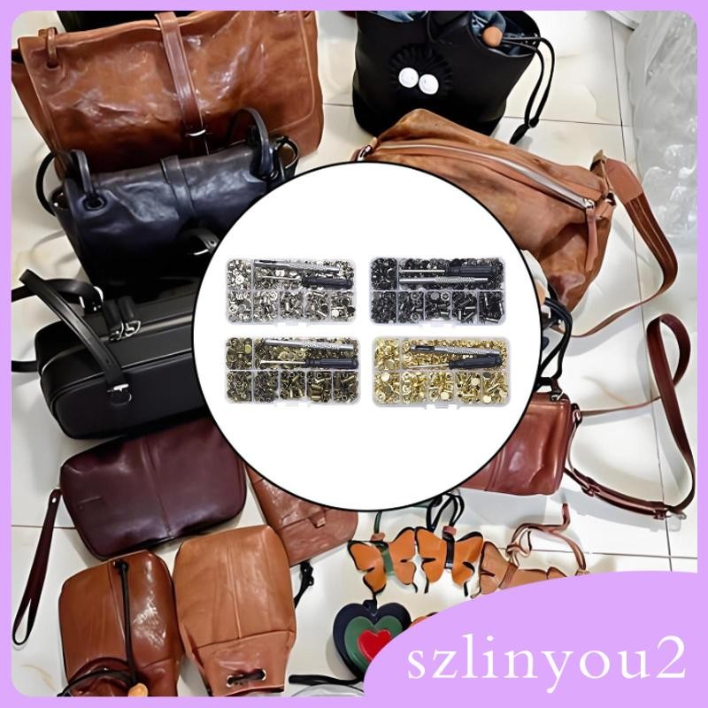 Rivet Box Set ชุดอุปกรณ์ฮาร์ดแวร์สำหรับงานDIY เหมาะสำหรับผู้ที่ชื่นชอบ ...