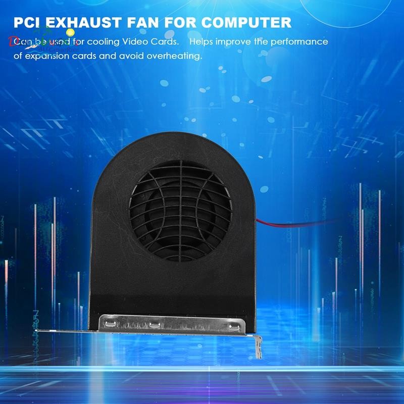 Mini System PCI Slot Blower CPU Case DC Cooling Fan พัดลมระบายความร้อน ...
