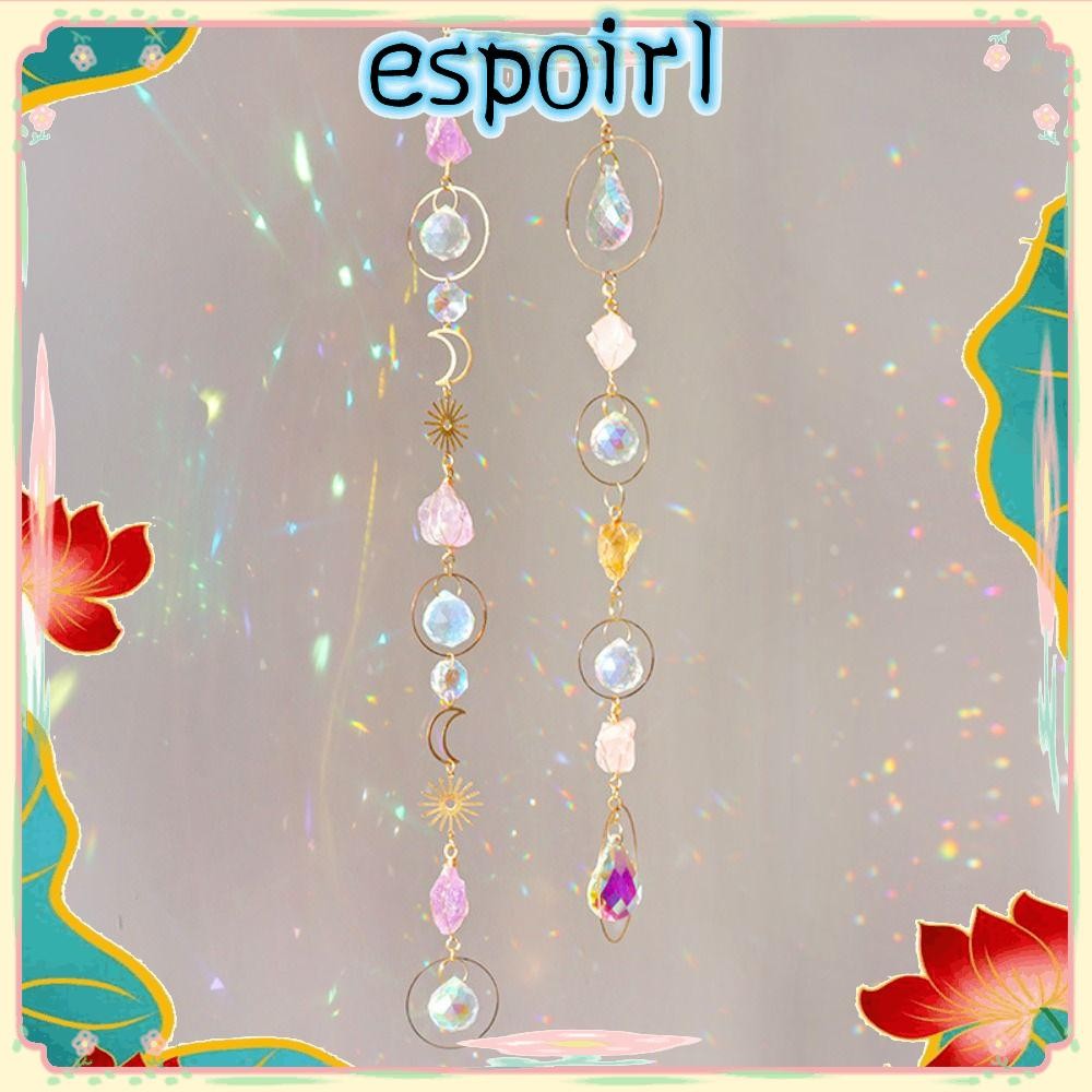 Espo Sun Catcher, Garden Accessories Amethyst Citrine จี้คริสตัลกระดิ่ง