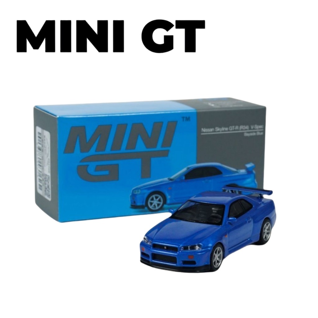 MINI GT Japan Edition #759 1:64 Nissan Skyline GT-R R34 Die-Cast