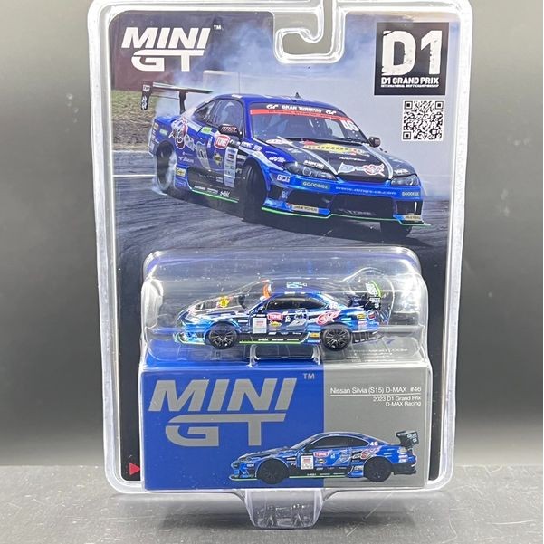 Mini GT Nissan Silvia S15 D-MAX Racing #46 - 1/64 - édition Limitée 2023 - Neuf
