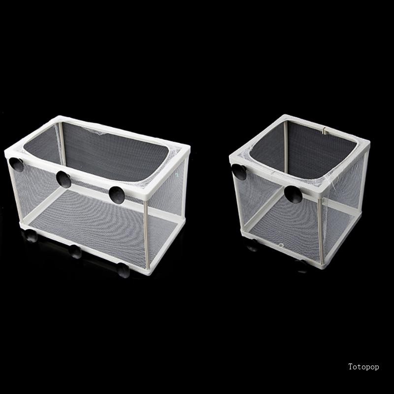 Top Aquarium Hatchery Net Fish Breeding Isolation Box Fry Hatching Mesh ...
