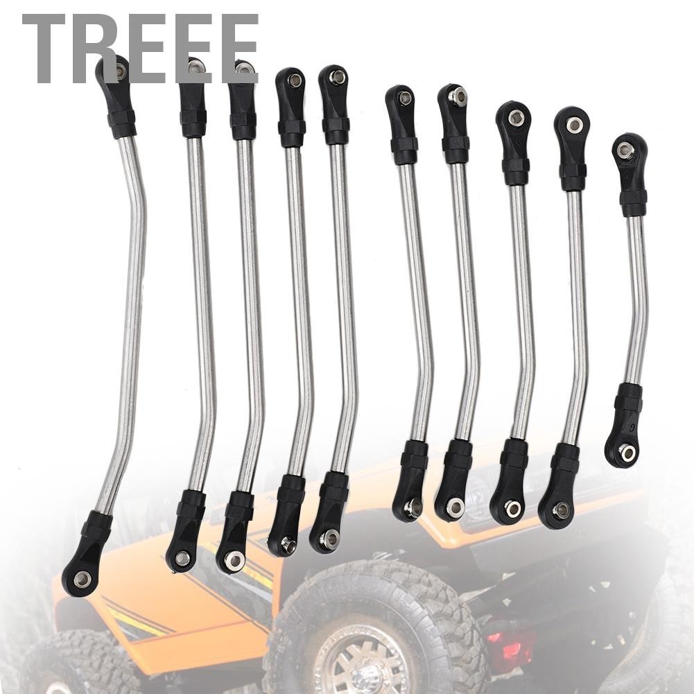Treee 10 ชิ้นโค้ง RC รถ Levers พวงมาลัยอุปกรณ์เสริม Fit สำหรับ Axial ...