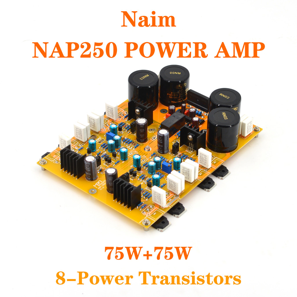Q-BAIHE Kit NAIM NAP250 MOD Stereo Channel 2 PCS Scheda Amplificatore di Alimentazione DIY