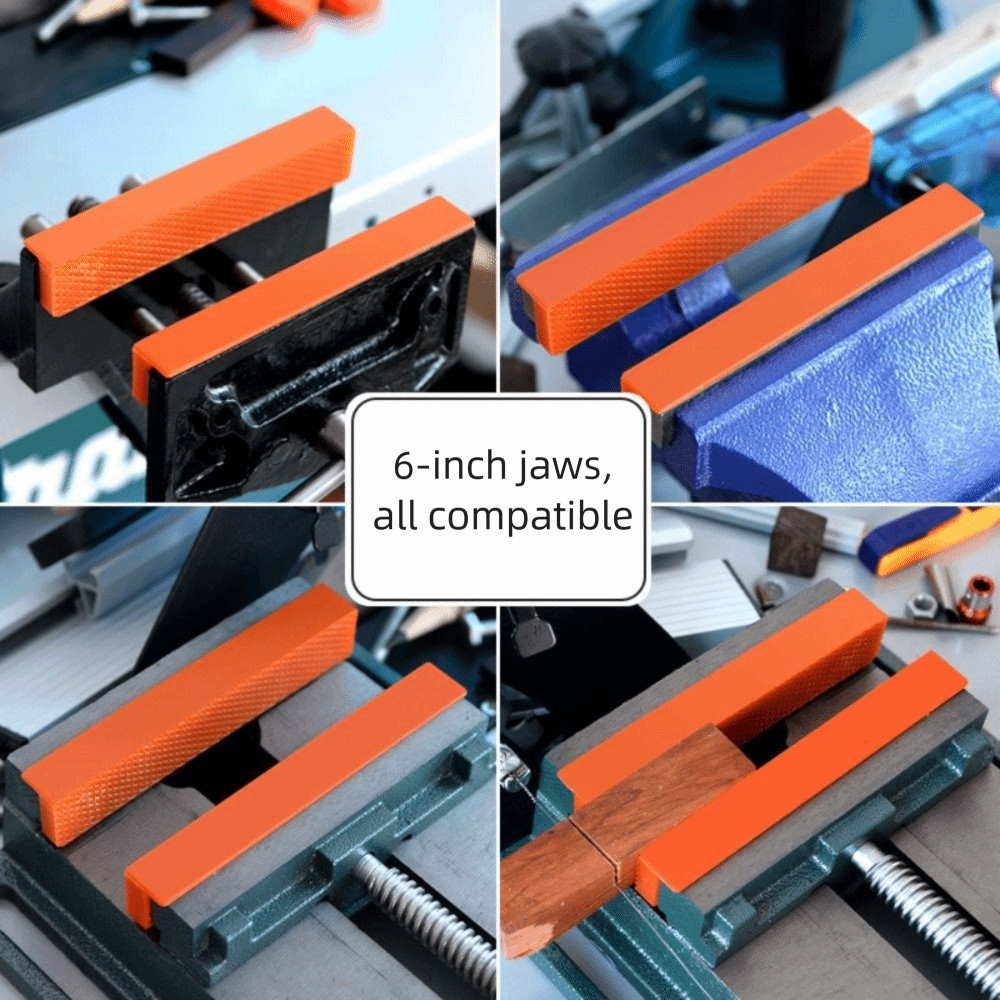 KARENGOODS Vise Jaw Rubber,การออกแบบแม่เหล็ก Soft Jaws Vise Protection ...