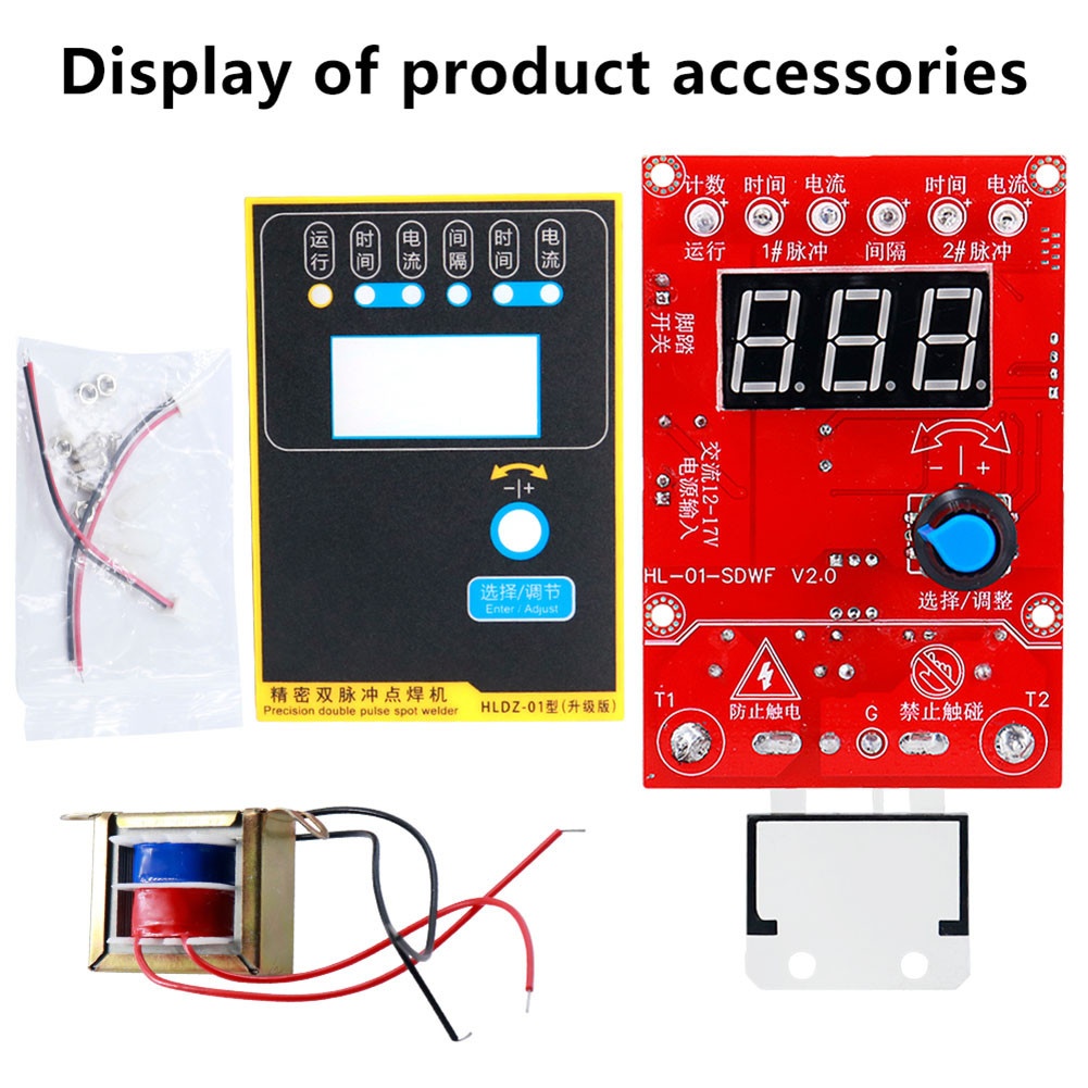 100A Spot เชื่อมควบคุมบอร์ดปรับ Pulse Controller แบตเตอรี่ซ่อม ...