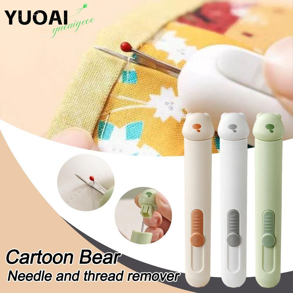 YUOAI Threading Needle Threader, เย็บปักถักร้อย Retractable Picking ...