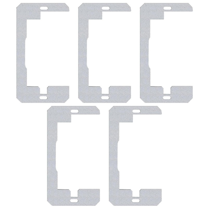 SPT* โลหะ Outlet Leveler Spacer แผ่น Gaps Filler ชุด 6 ชิ้นสําหรับ ...