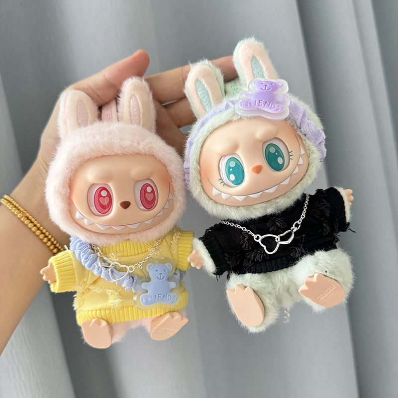(เสื้อผ้าเท่านั้น] อุปกรณ์เสริมเสื้อผ้า labubu รุ่น1/2 17cm labubu v1 ...