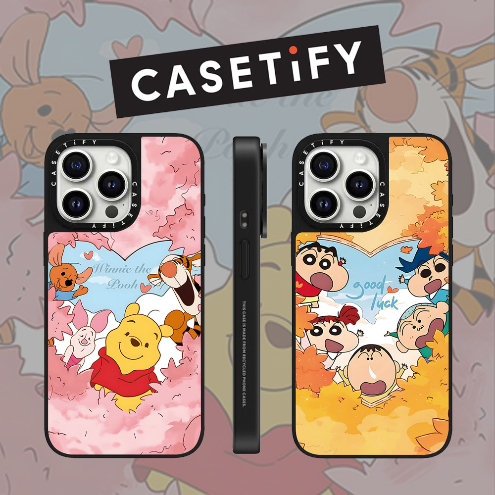 Casetify การ์ตูนน่ารัก Winnie the Pooh Companion กระจก face เคสโทรศัพท์ ...