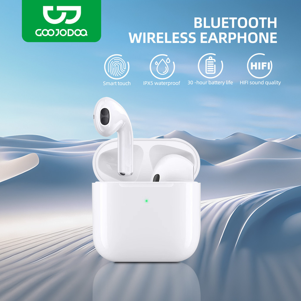 GOOJODOQ Bluetooth Earphones Fast Wireless Connection Intelligent Touch ...