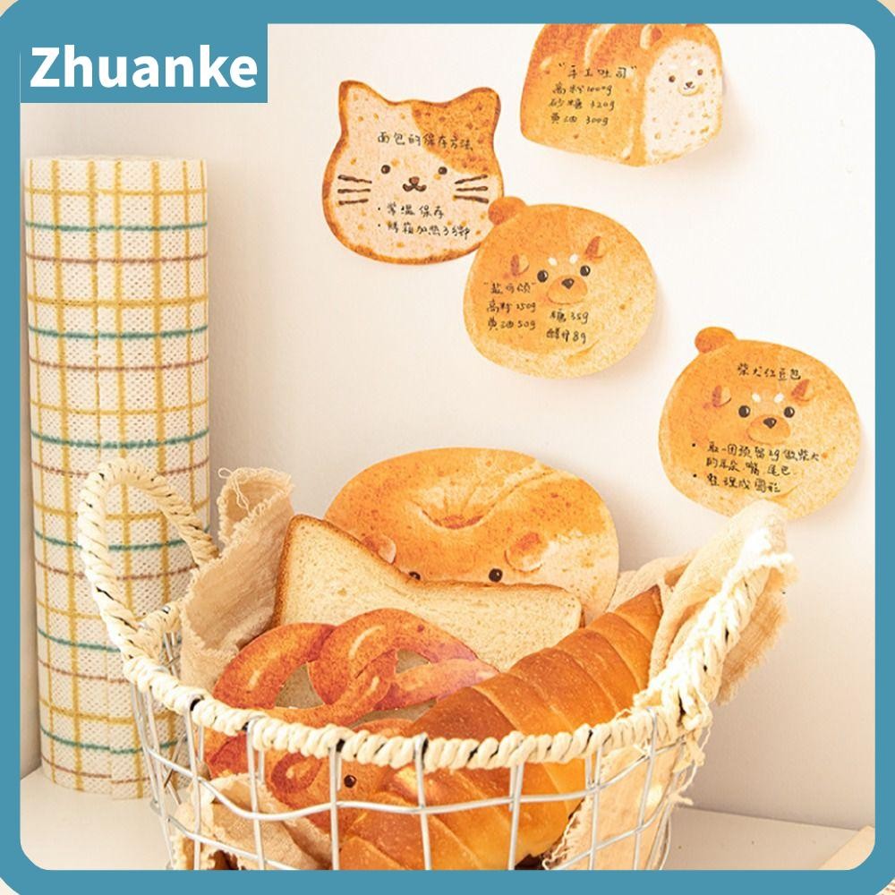 ZHUANKE 30 แผ่น Memo Notepad, Self-Adhesive School Stationery Animal ...