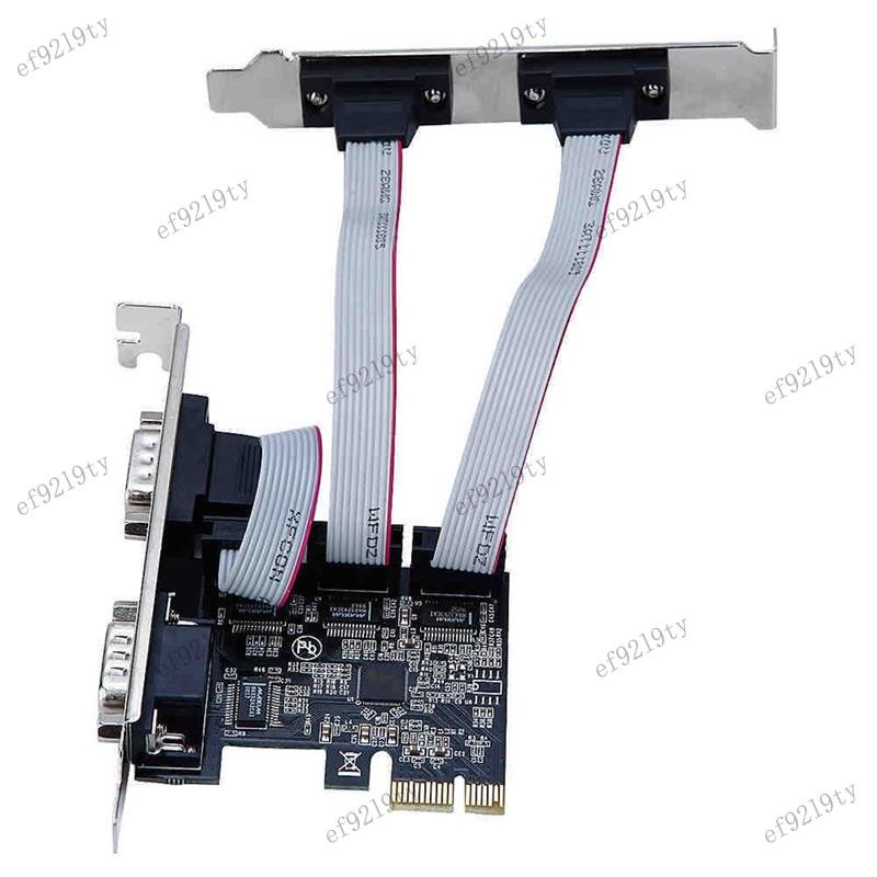 PCIE Serial Port การ์ดขยาย AX99100 ชิป PCIE ถึง Serial Port RS232 อินเท ...