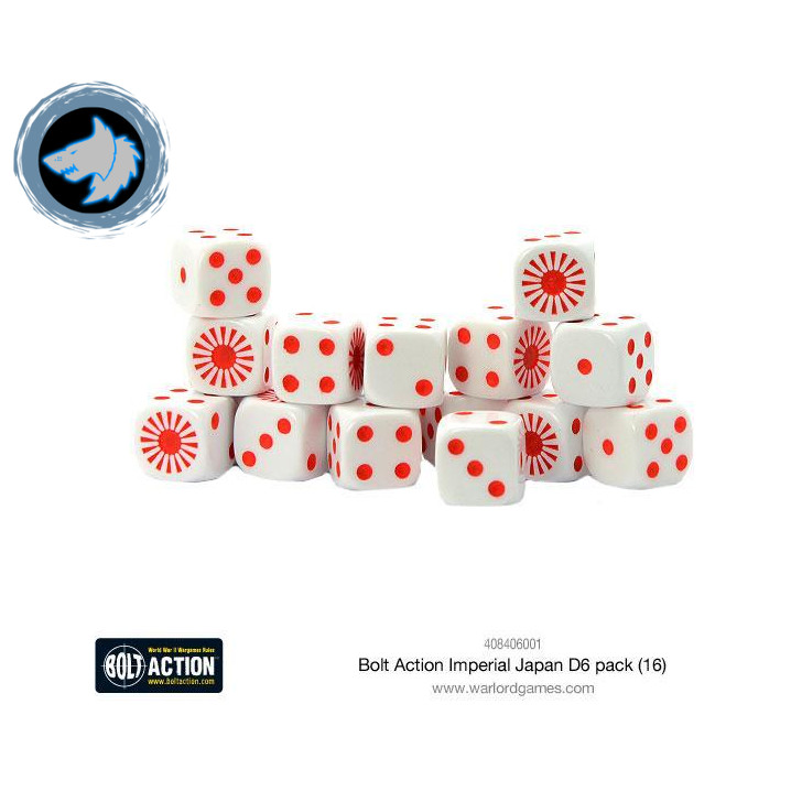 British Airborne d6 dice pack (Bolt action nieuw) - Lamar Games