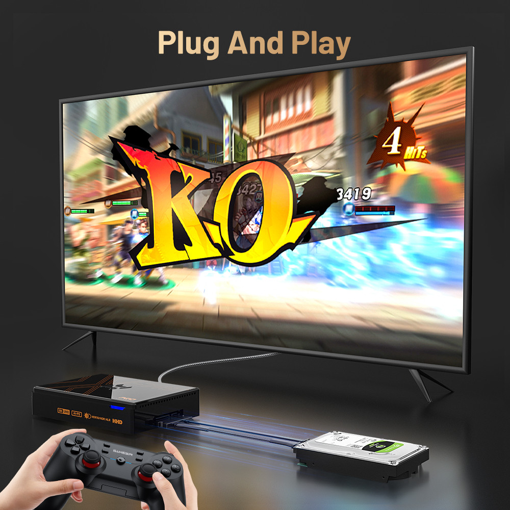 Yวิดีโอเกมย้อนยุค x5pro16000ซุปเปอร์คอนโซล + เล่นเกม320g/4T สำหรับ PS2 ...