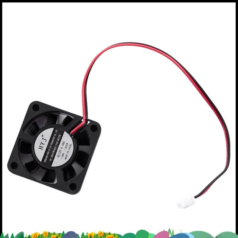 DC 12V 0.1A 2 Pin PC Case CPU Cooler พัดลมระบายความร้อน 40 มม. x 40 มม. ...