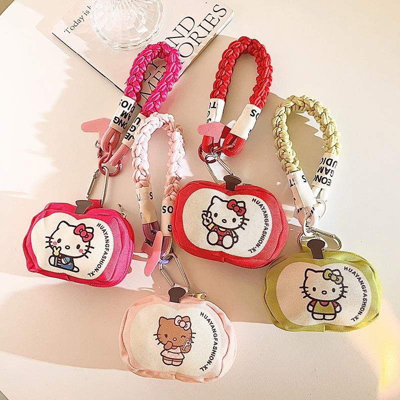 SETH Hello Kitty การ์ตูน กระเป๋าเหรียญจี้ Crossbody สำหรับโทรศัพท์ ...