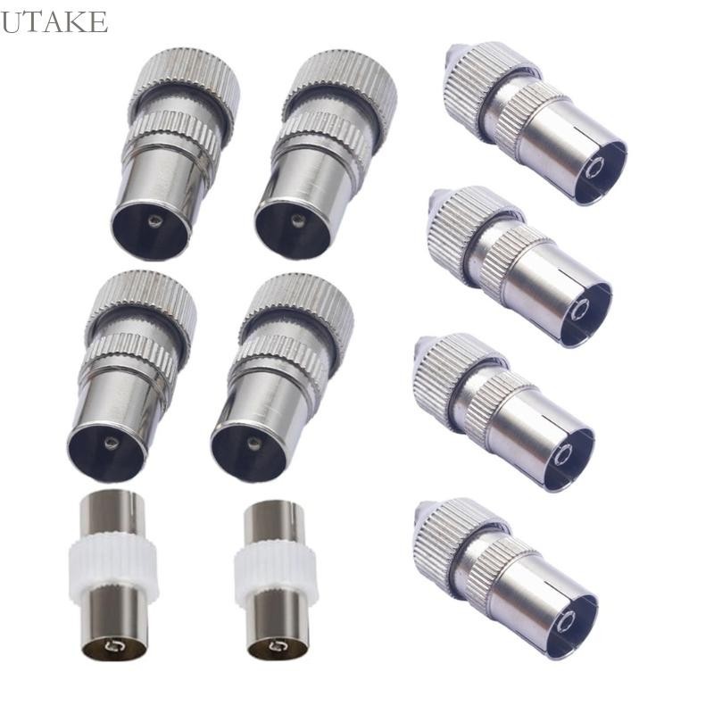 Tuakee 10xหญิงชายเสาอากาศทีวีการเชื่อมต่อหัวตัวเชื่อมต่อ Coaxial ...