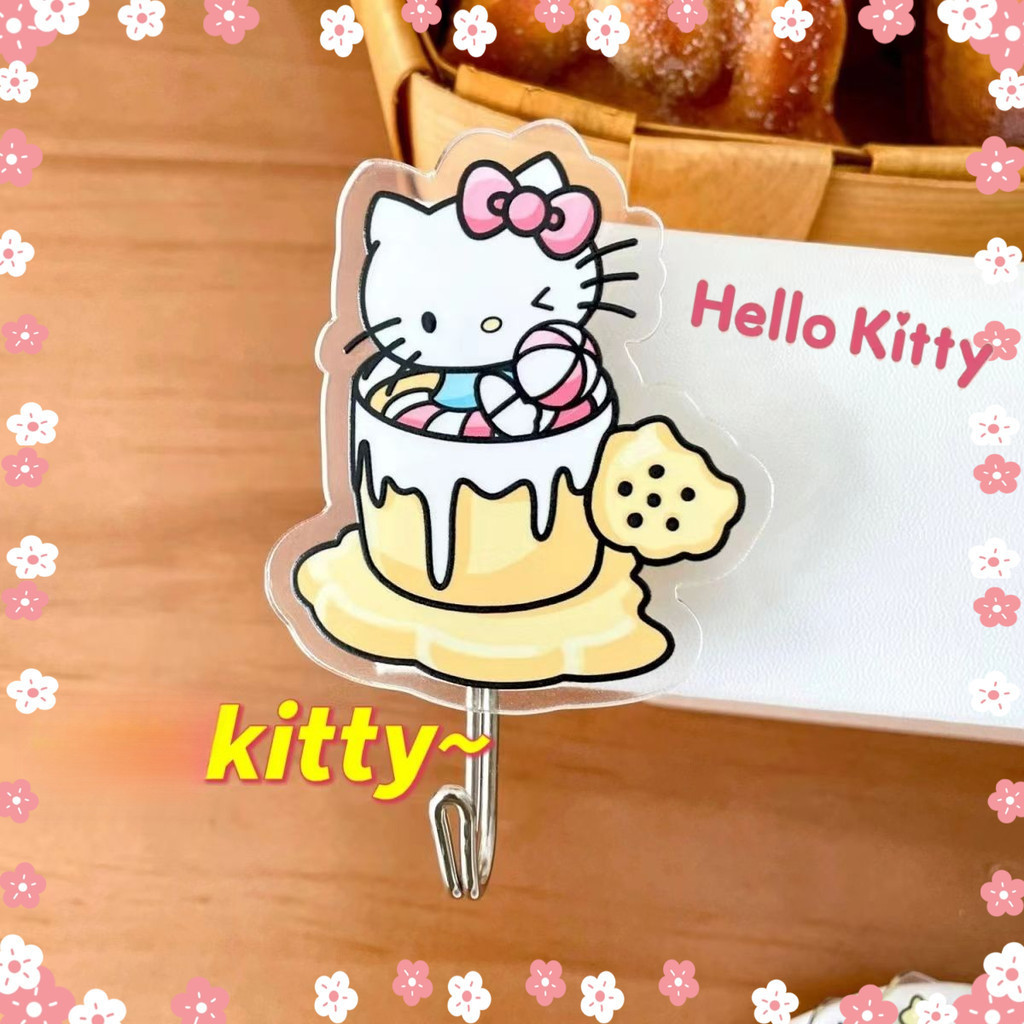 Hello Kitty Candy ของเล่นห้องครัว Super Sticky Hook น่ารัก KT อะคริลิค ...