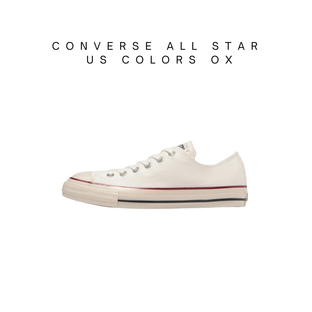 ⭐ e-Tax ⭐ CONVERSE ALL STAR US COLOR OX WHITE TRICOLOR 1SD287 | Shopee ...