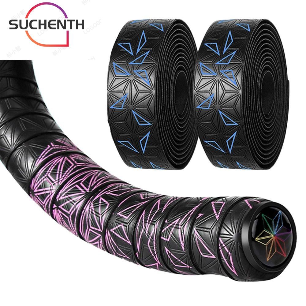 Suchenchen 1 คู่จักรยานHandlebarเทป,Anti-Slip Shock EVAจักรยานถนนจับ ...