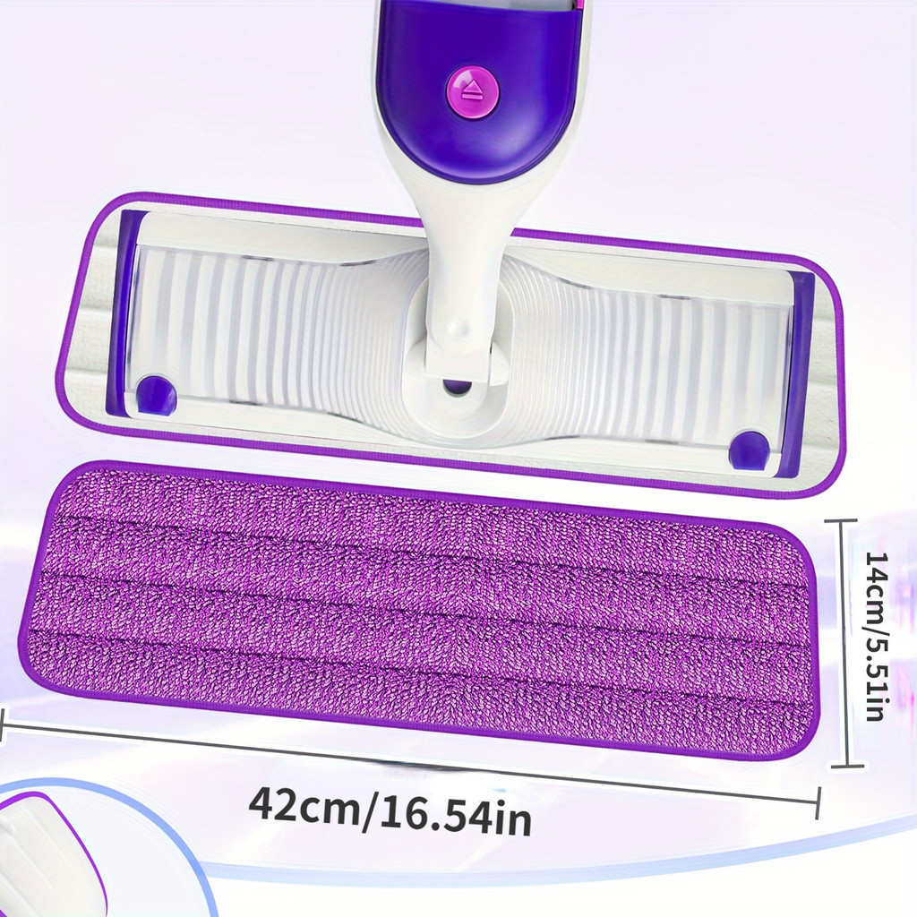 3 PC Mop Pad ไมโครไฟเบอร์ Mop เปลี่ยนหัว Mop ผ้าเปียกแห้ง Dual-ใช้ ...