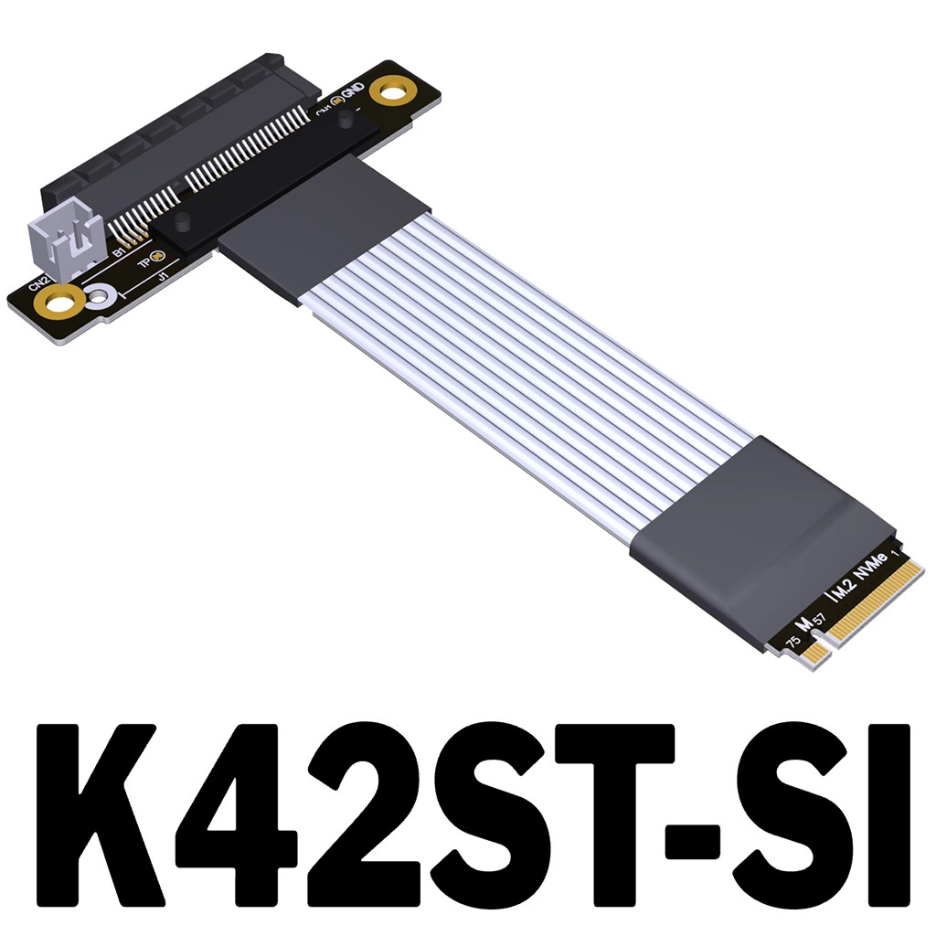 PCIE 5.0 M.2 สําหรับ NVMe to PCIe x4 อะแดปเตอร์ Gen5 180 องศาตรงความ ...