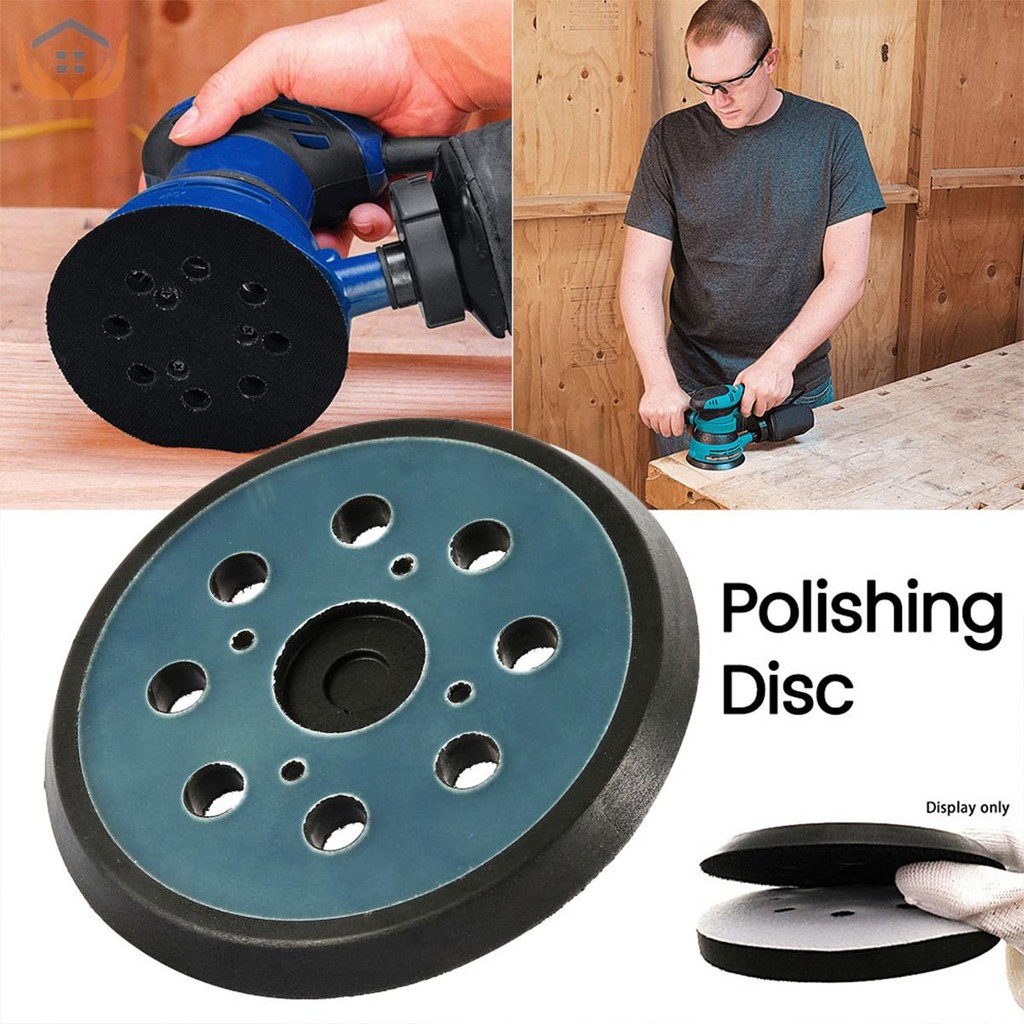 Sander Pad 5 นิ้ว 8 หลุมแผ่นขัด Hook และ Loop Sander Backing Pad ...