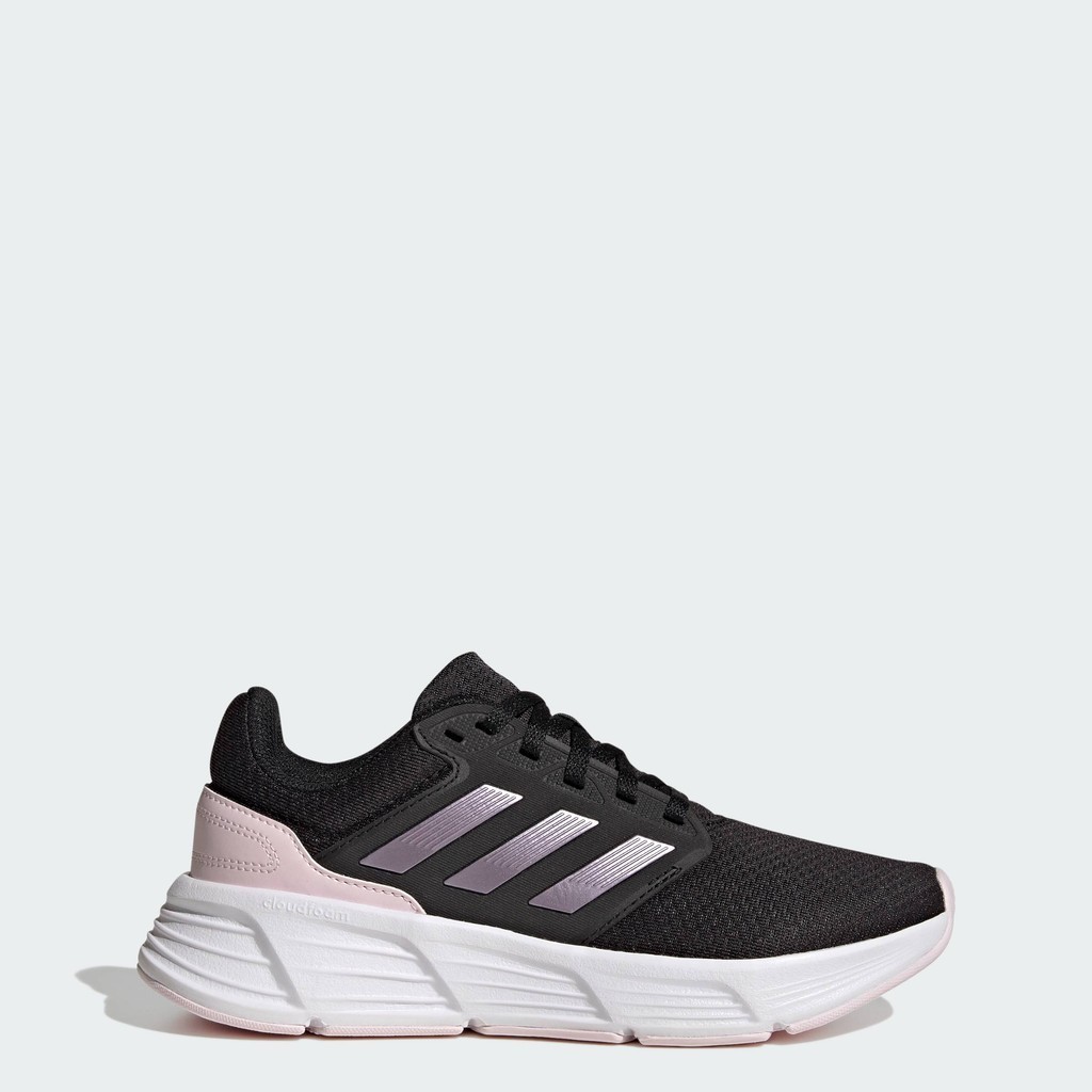 Adidas black and white running shoes womens best sale