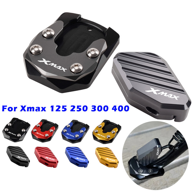 Motorcycle For YAMAHA XMAX 400 300 250 125 Pedal Non-slip Foot Pad Pedal aluminum+rubber X-MAX125 X-MAX250 X-MAX300 X-MAX 400 - 201355758