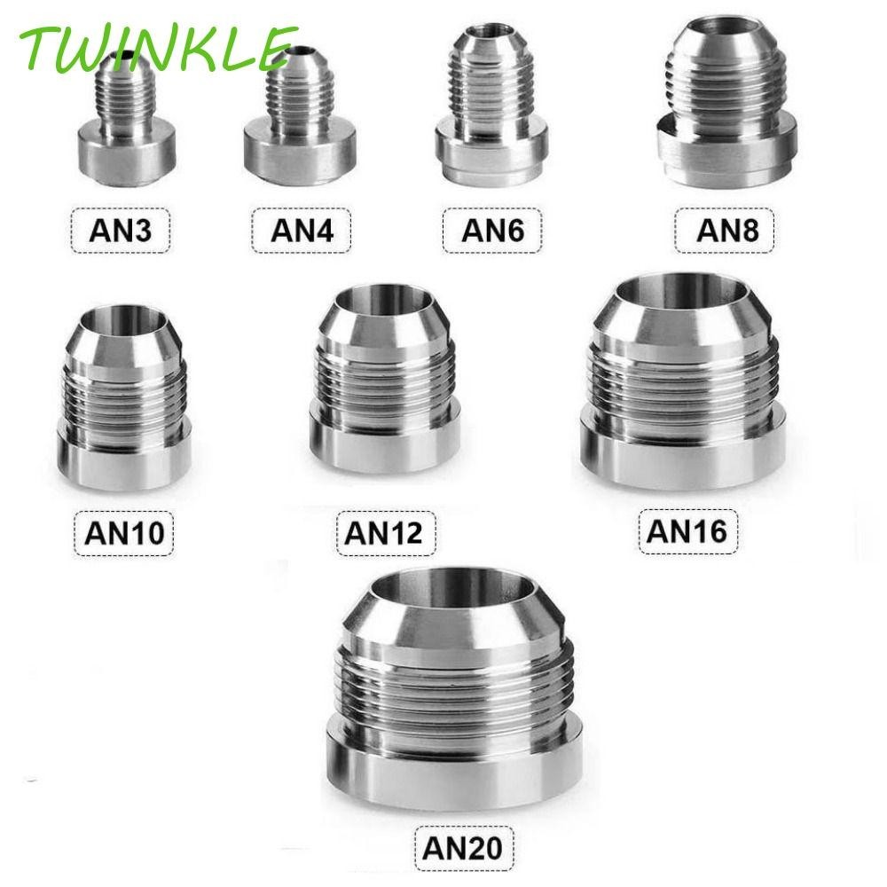 Twinkle1 Silver Male Aluminium Weld, อลูมิเนียม AN4-AN20 ตรงชายเชื่อมอะ ...