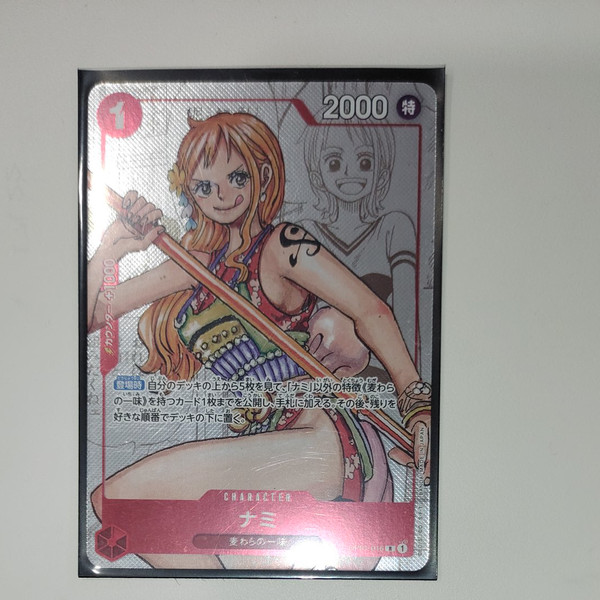One Piece TCG Card Game Chinese Nami OP01-016 R Exclusive 1st