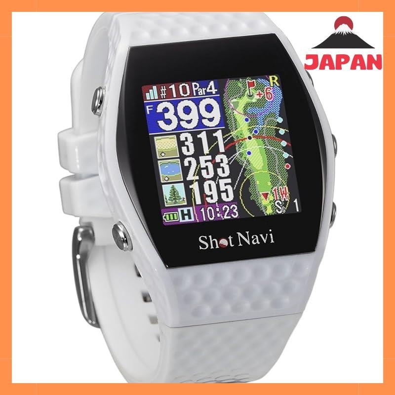 ShotNavi INFINITY GPS Golf Watch Lightweight 48g M10 Chip Green View ...