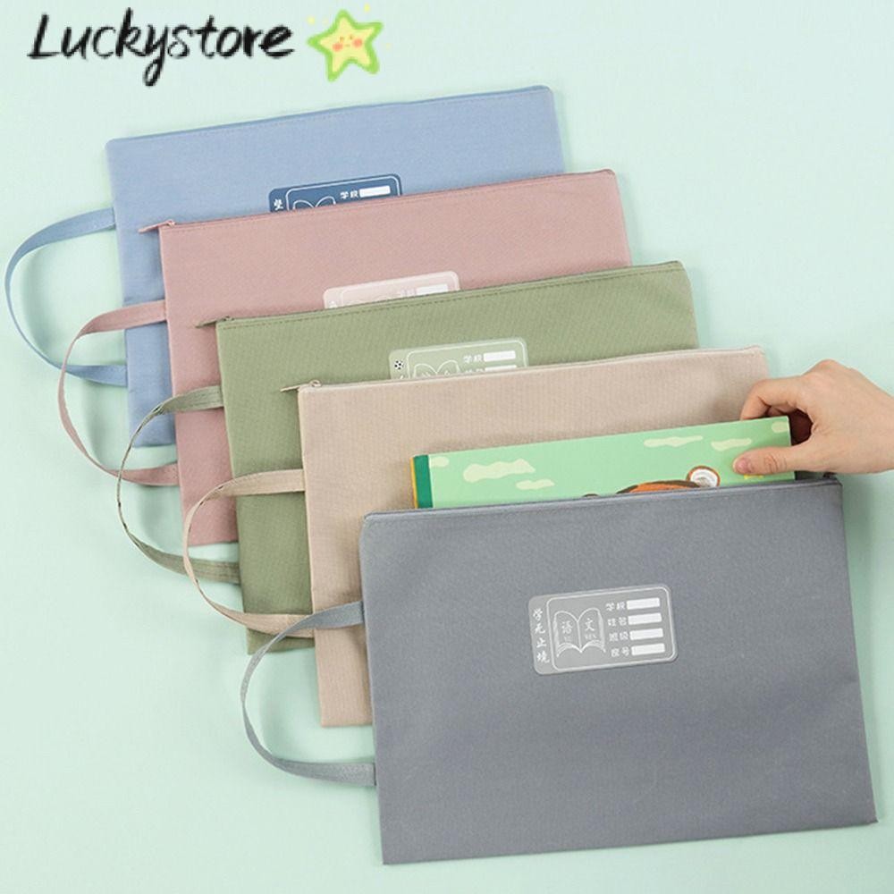 Lucky File Tote,กระเป๋าซิปตาข่ายขนาด A4 สองชั้น, กระเป๋าเก็บเอกสารกัน ...