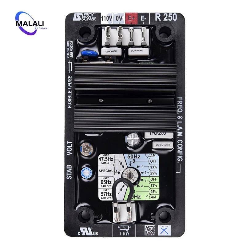Leroy Samer AVR R250 เครื่องกําเนิดไฟฟ้าตัวควบคุมแรงดันไฟฟ้าอัตโนมัติ ...