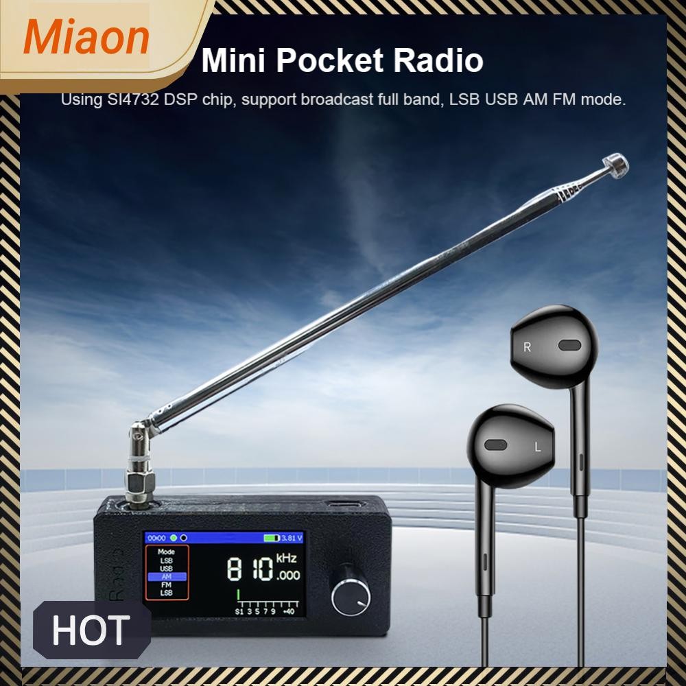Mini SI4732 วิทยุ DSP Full Band Mini Receiver LSB USB AM วิทยุ FM วิทยุ ...
