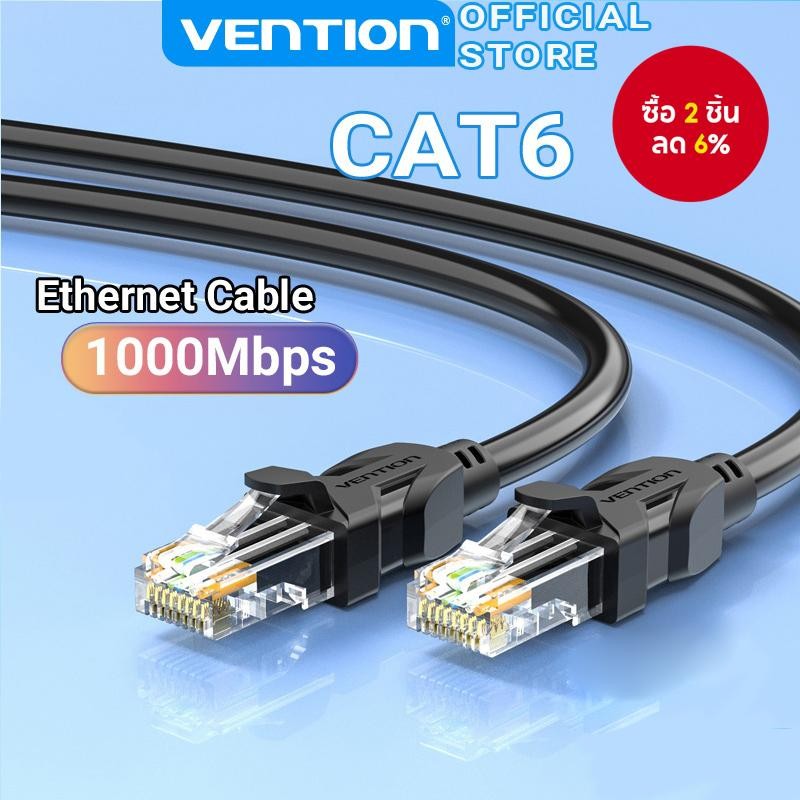 สาย LAN CAT6 RJ45 Ethernet ความเร็ว 1000Mbps 250Mhz รุ่นใหม่ | Shopee ...