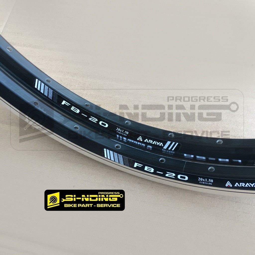 จักรยานพับขอบ Minion Rims Araya Double Wall 20x1.50 Etrto 406 FB 20hole ...