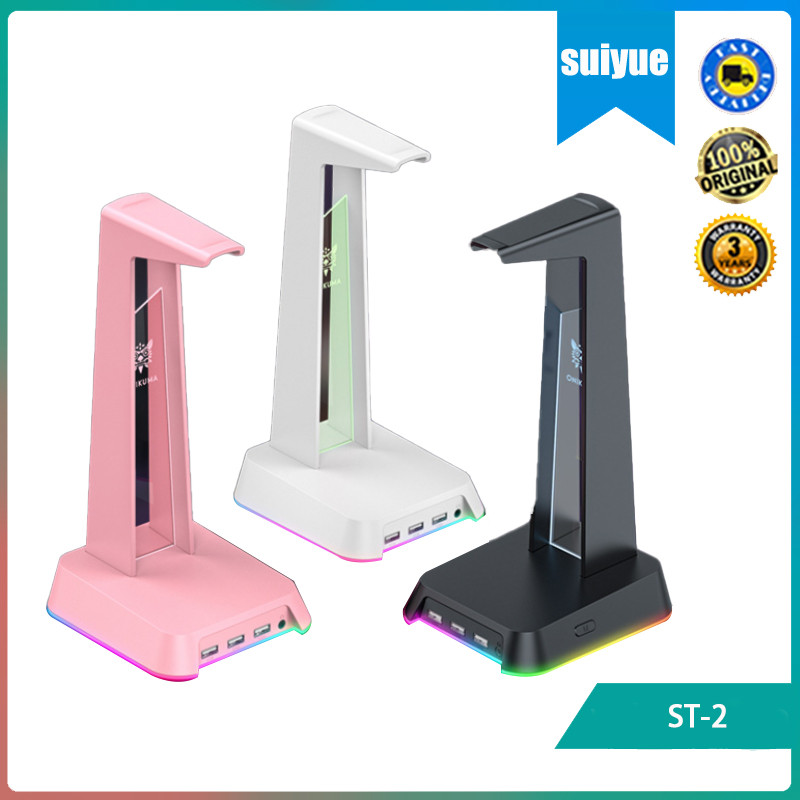 Razer ST-2 ขาตั้งหูฟังมัลติฟังก์ชั่น HUB splitter แท่นขยายหูฟังภายนอก ...