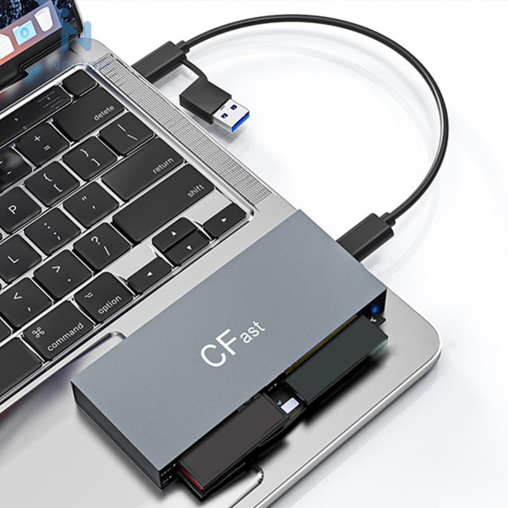 Cfast Card Reader อ่าน 6 การ์ด เครื่องอ่านการ์ด USB ที่พร้อมกัน 5Gbps ...