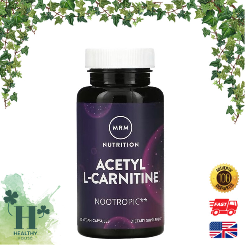 พร้อมส่ง MRM Nutrition Acetyl L-Carnitine 60 Vegan Capsules