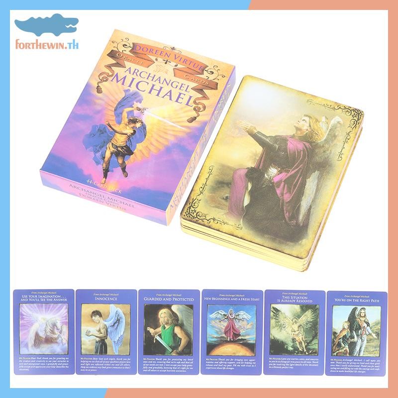 Forthewin Archangel Michael Oracle การ์ดไพ่ทาโรต์ Party Prophecy ...